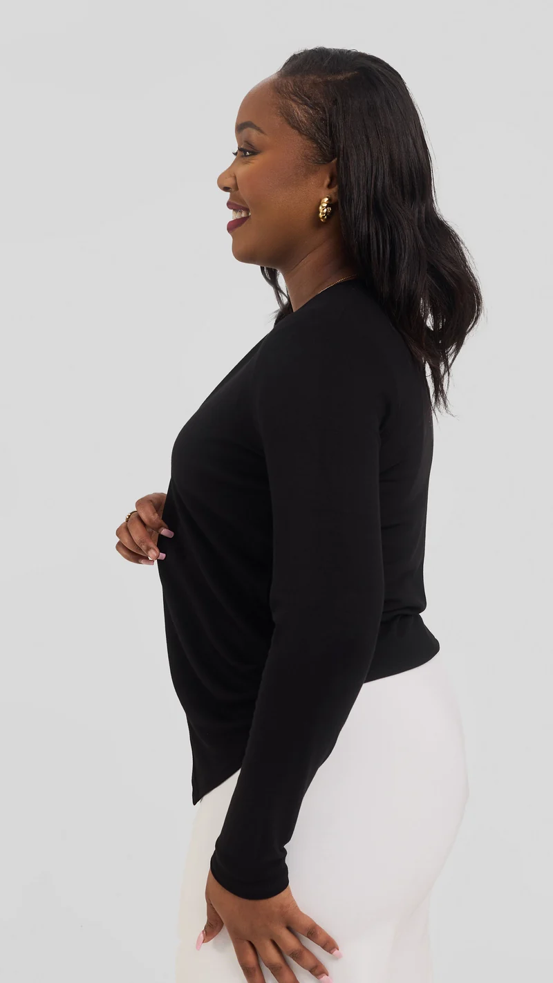 Vivo Everyday Sienna Waterfall in Jersey - Black