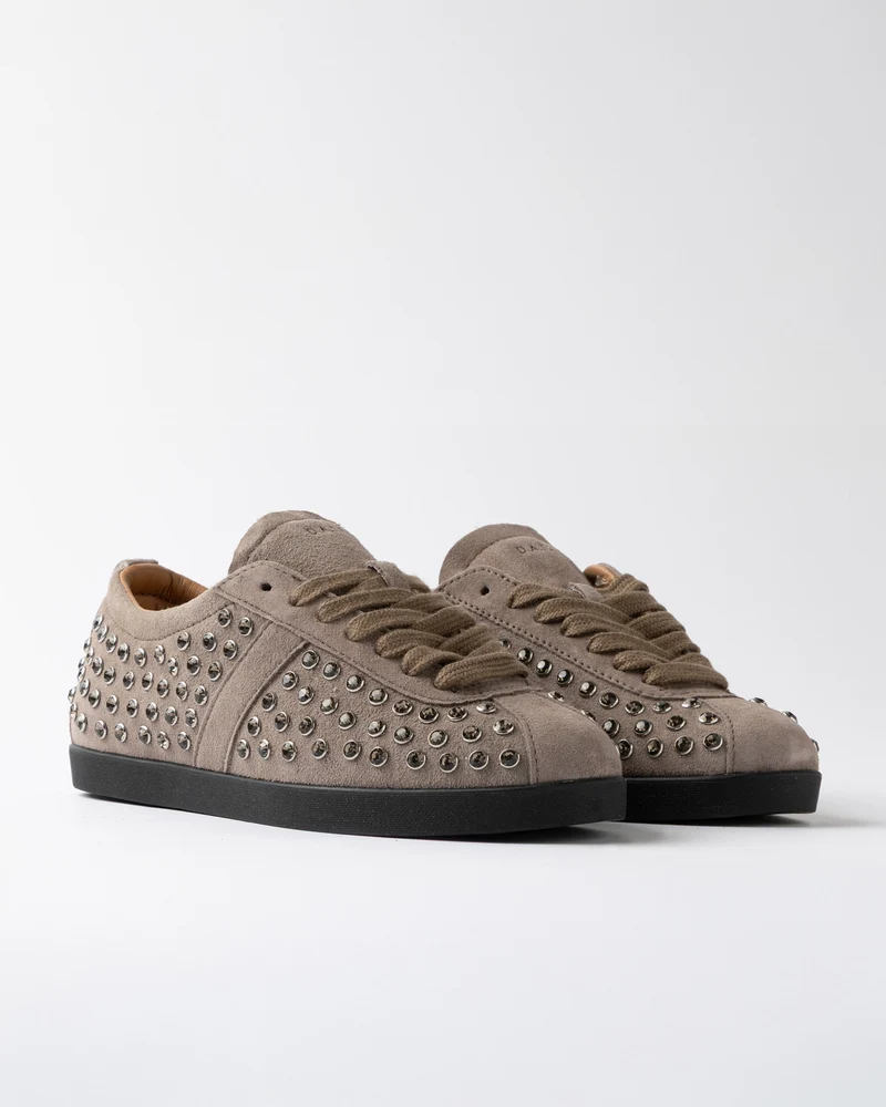 Baskets basses cloutées de strass Prima