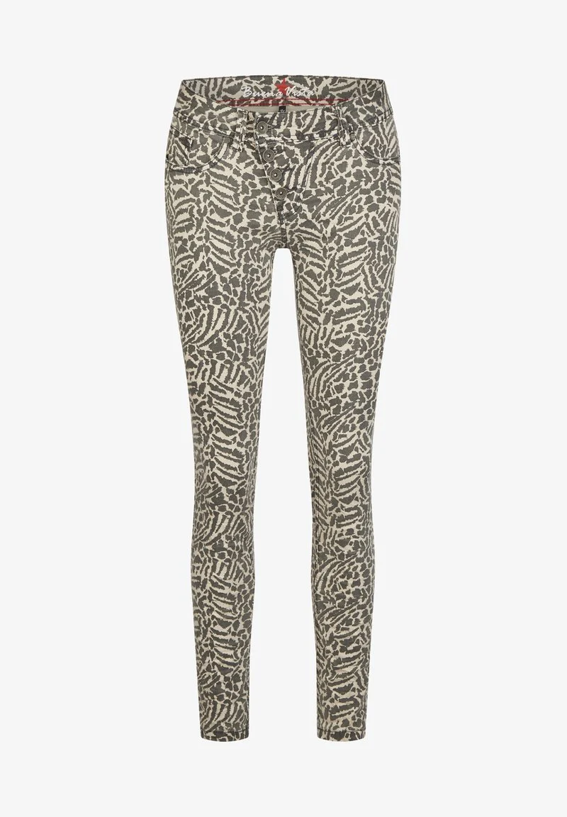 2307-B5826 4003-P2 - Stoffhose - black feather