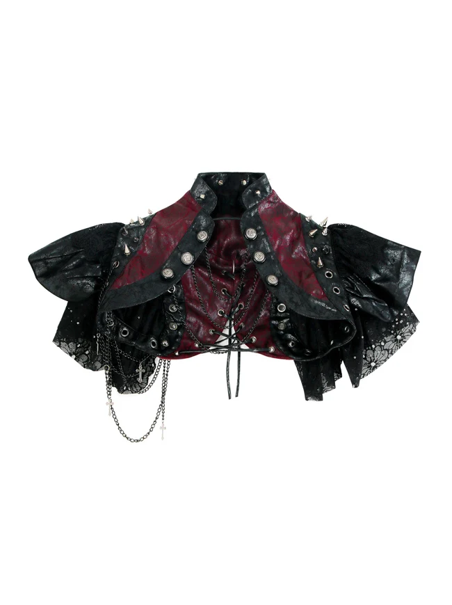 Steampunk Kostümzubehör Gothic Schal Bolero Shrug Jacket