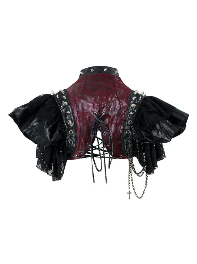 Steampunk Kostümzubehör Gothic Schal Bolero Shrug Jacket