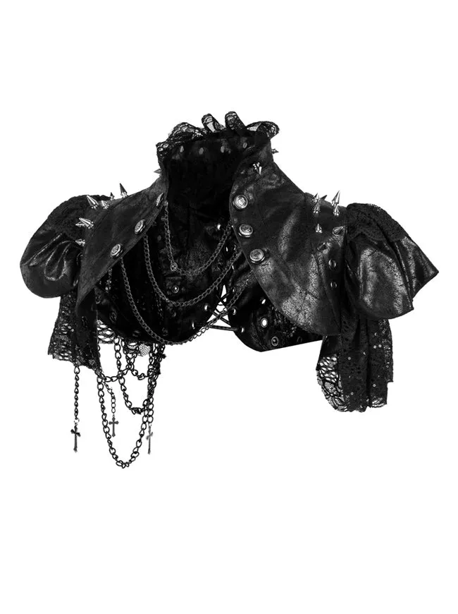 Steampunk Kostümzubehör Gothic Schal Bolero Shrug Jacket