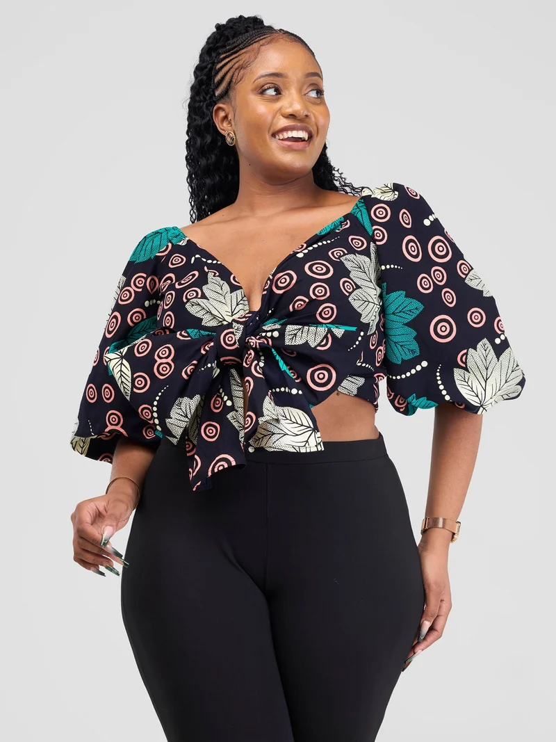 Vivo 2-Way Wrap Top - Lira Print