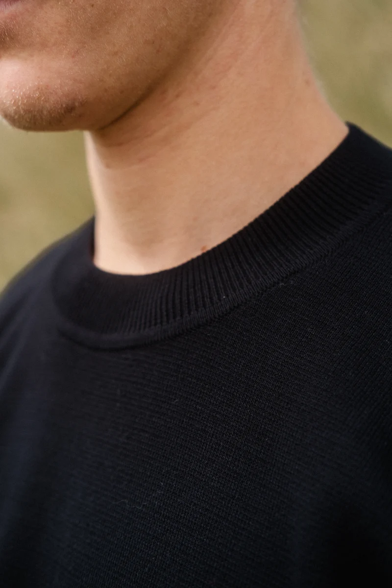 Full Milano Strickpullover Luca Dunkelblau