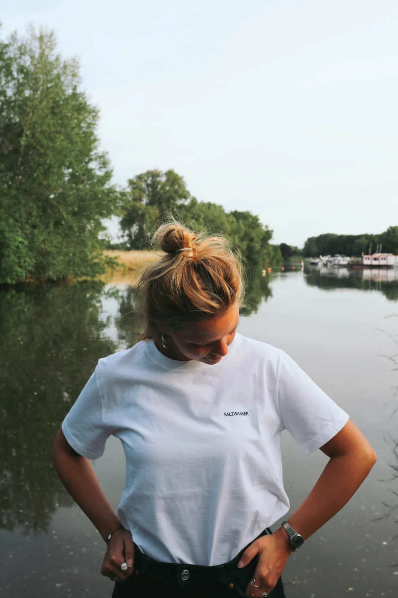 T-Shirt Rückenwind Weiß