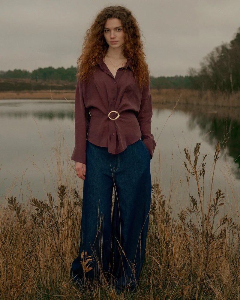 Blouse modulable en lyocell