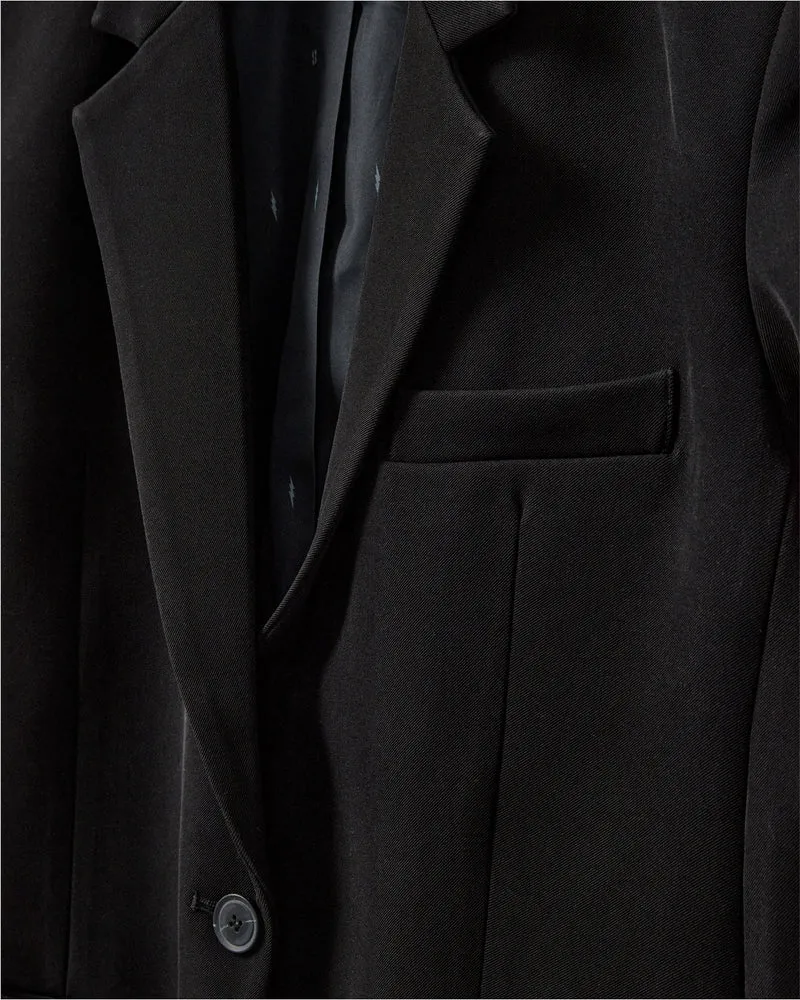 Veston surdimensionné à boutonnage simple Kai