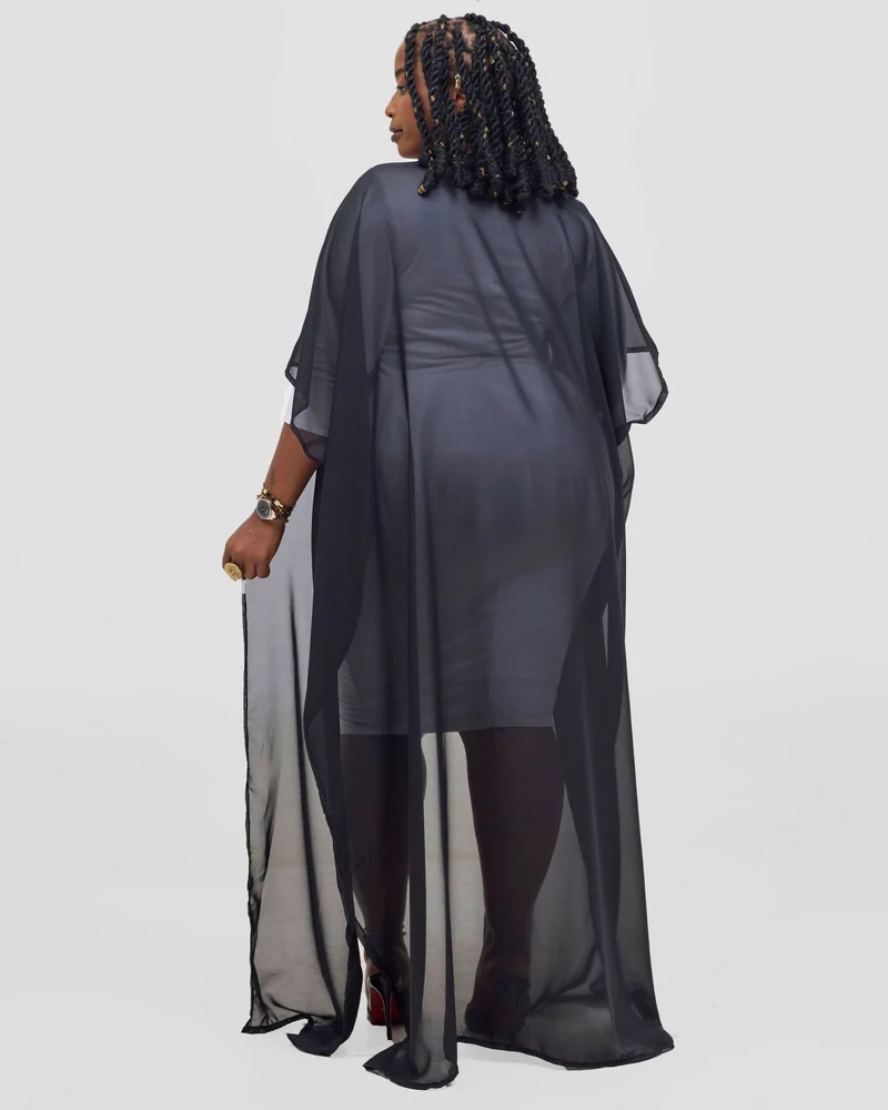 Poised Kimono - Black