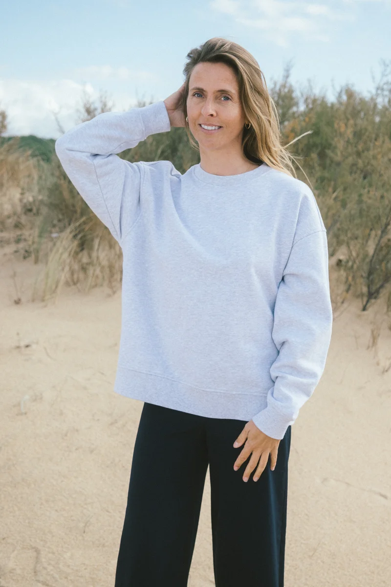 Sweater Fonte Hellgrau