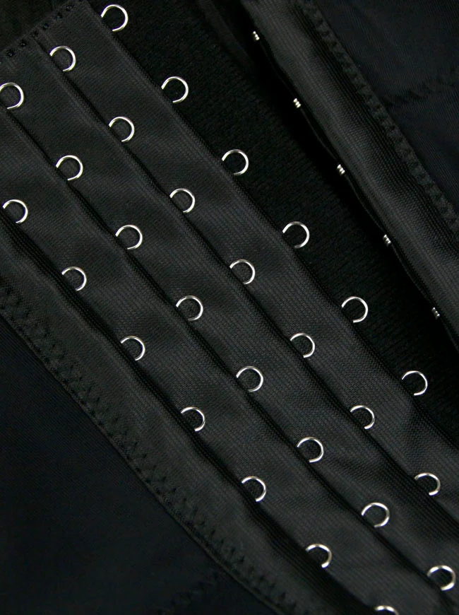 Spaghettiträger PU Leder Bustier Reißverschluss Korsett Crop Top BH