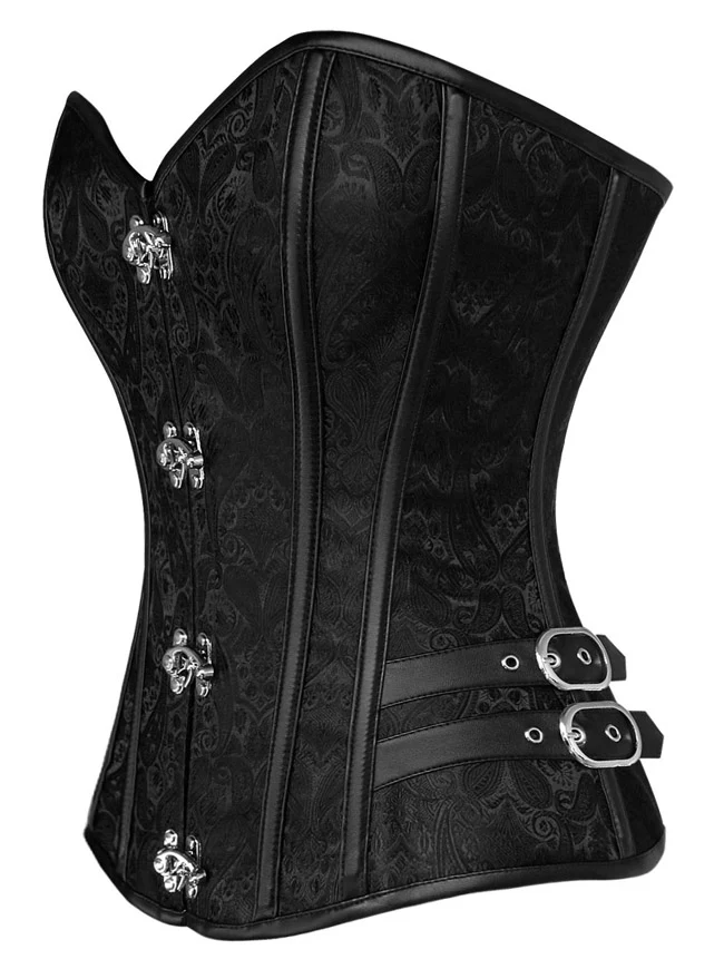 Spiral Steel Boned Steampunk Goth Halloween Burlesque Korsett
