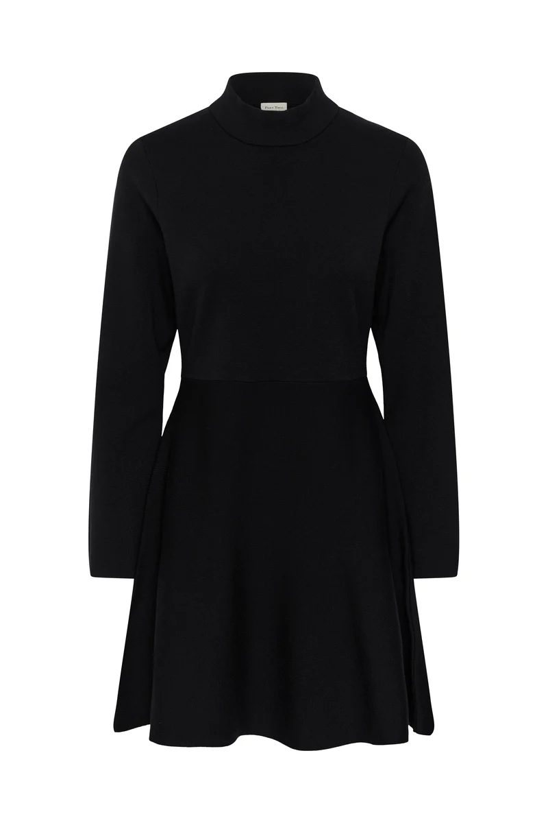 Robe évasée à col roulé Chanise