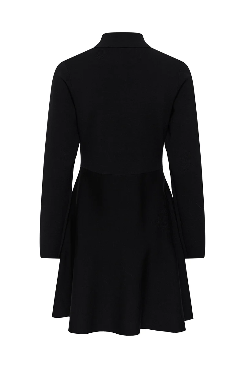 Robe évasée à col roulé Chanise