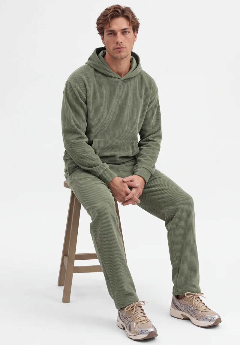 Cord-Sweathose aus Bio-Baumwolle
