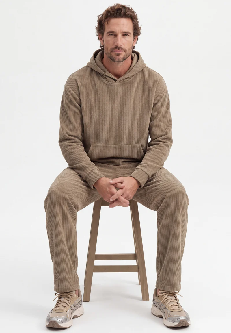 Cord-Sweathose aus Bio-Baumwolle
