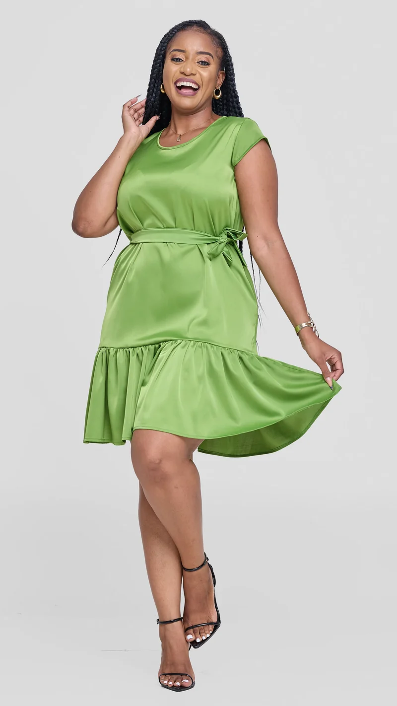 Lizola Mercy Shift Dress - Jungle Green