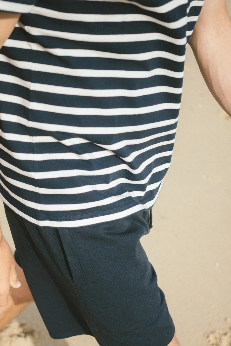 Heavy T-Shirt Jasper Navy-Undyed