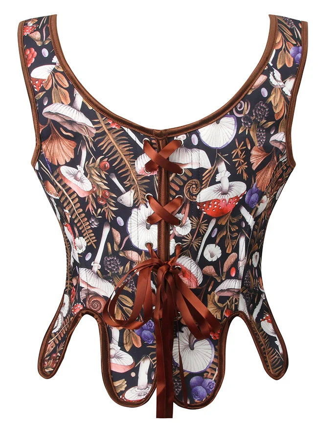 Vintage Renaissance Schnür-Camisole-Korsett-Weste-Bustier-Top