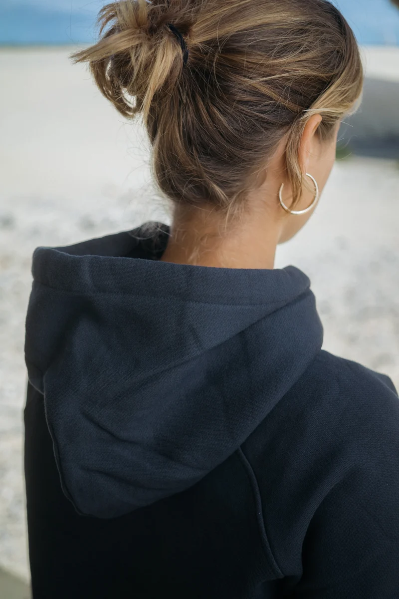 Hoodie Sanna Graublau