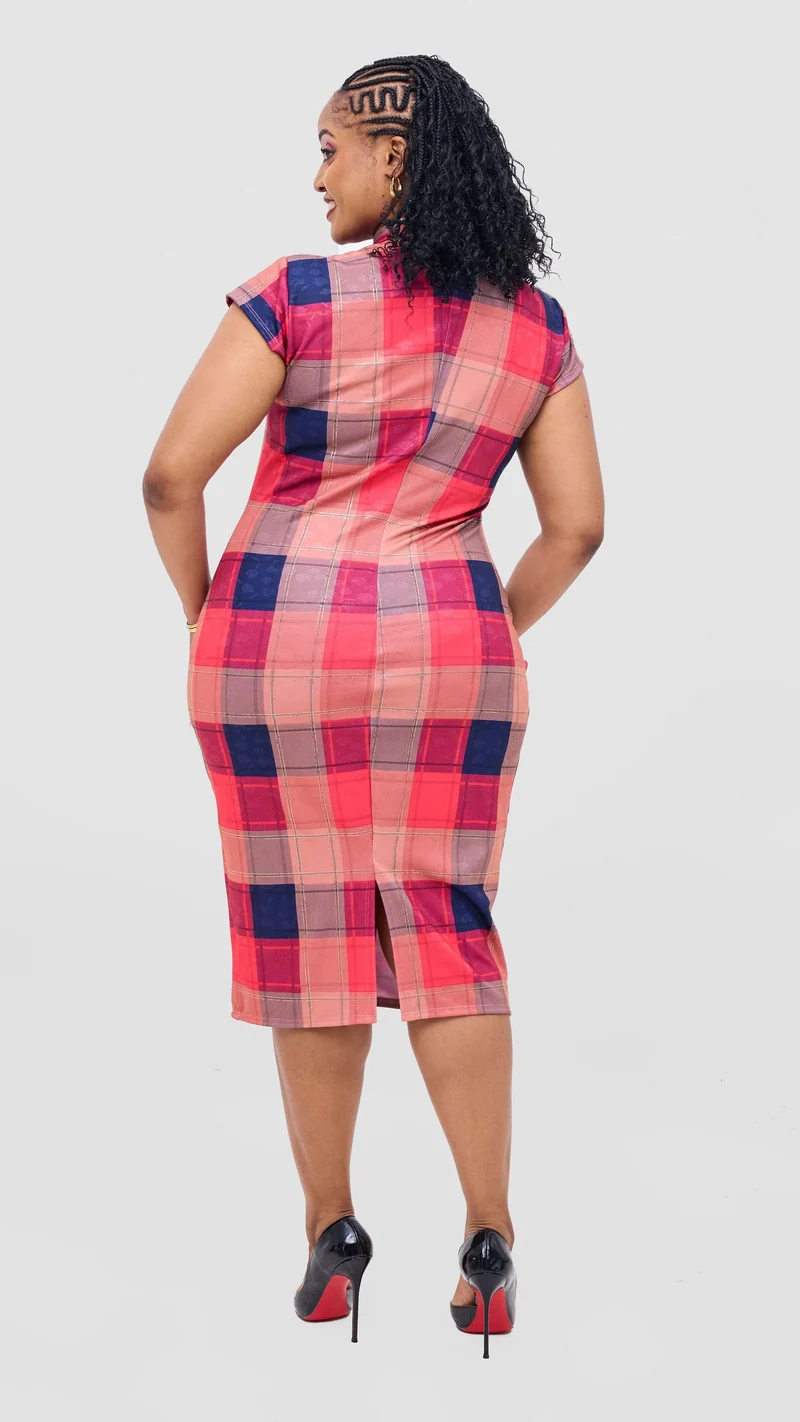 Lizola Aburu Bodycon Dress - Pink