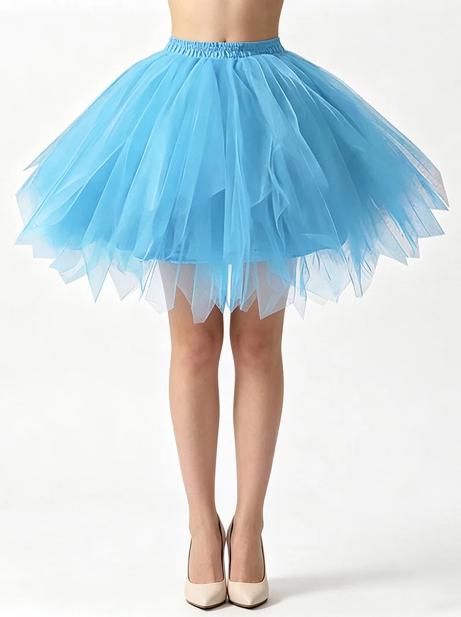 Vintage, wunderschöner, mehrlagiger Ballett-Tutu-Rock aus Mesh für Halloween