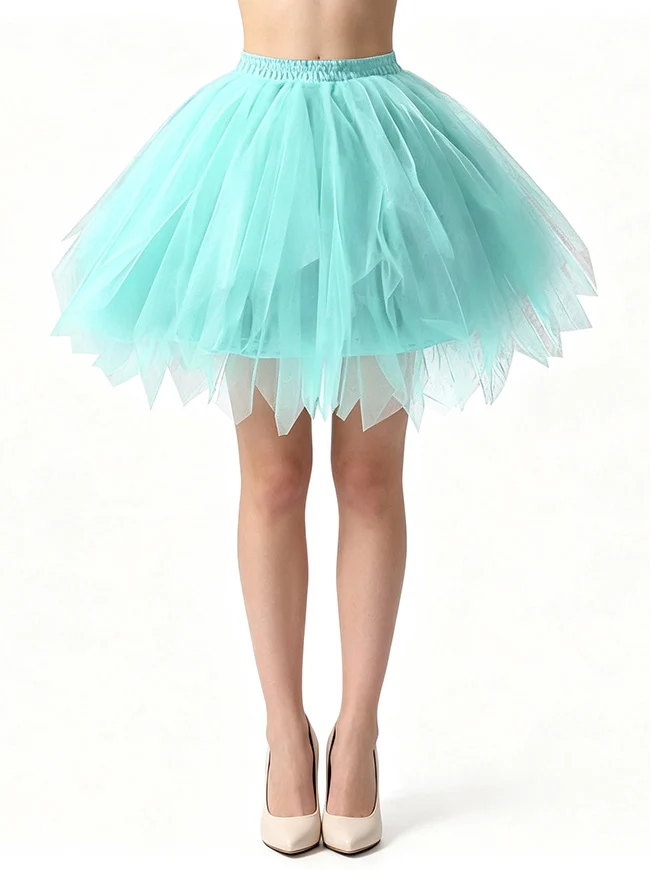 Vintage, wunderschöner, mehrlagiger Ballett-Tutu-Rock aus Mesh für Halloween