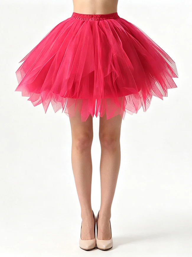 Vintage, wunderschöner, mehrlagiger Ballett-Tutu-Rock aus Mesh für Halloween