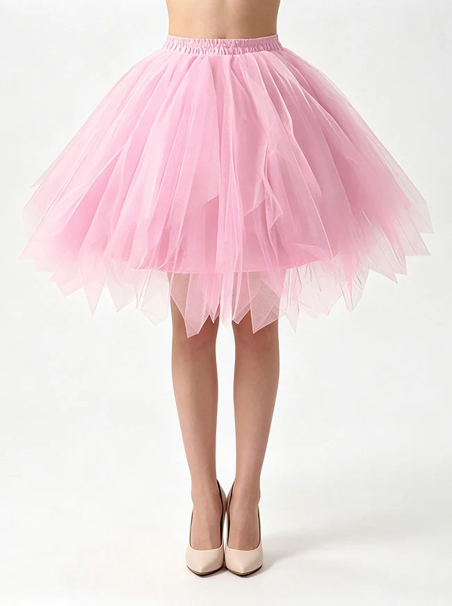 Vintage, wunderschöner, mehrlagiger Ballett-Tutu-Rock aus Mesh für Halloween