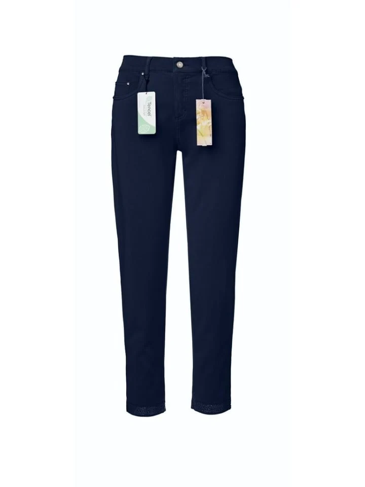 Anna Montana Slim Fit Jeans dunkelblau