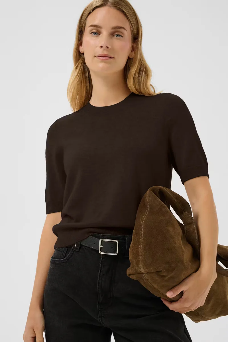 Pull doux à manches courtes Everlotta