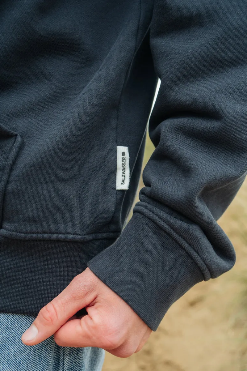 Hoodie Kap Graublau