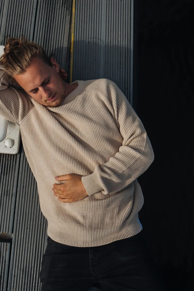 Strickpullover Rago Naturweiß
