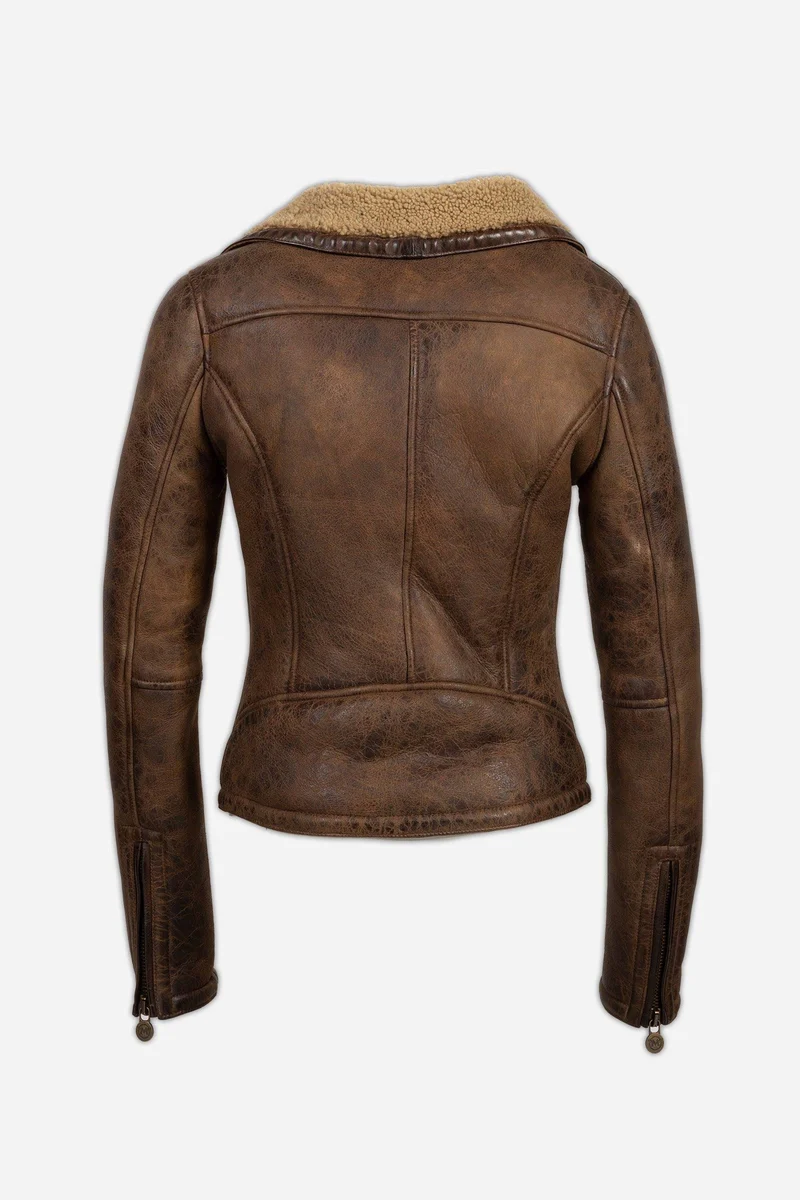 NEW KATE SHEARLING BLOUSON LADY