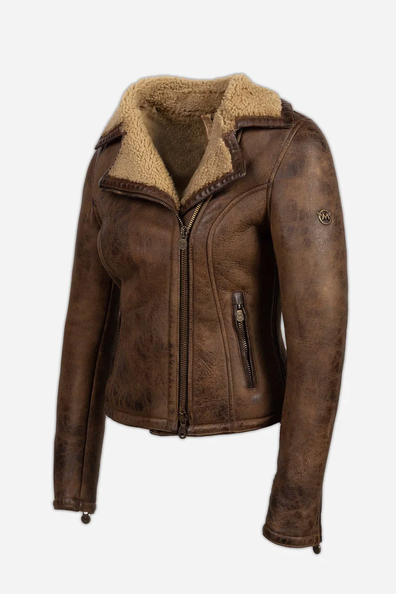 NEW KATE SHEARLING BLOUSON LADY