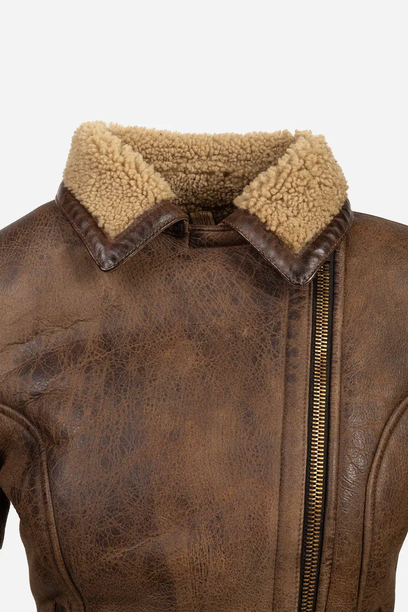 NEW KATE SHEARLING BLOUSON LADY
