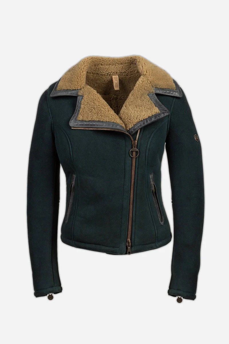 NEW KATE SHEARLING BLOUSON LADY