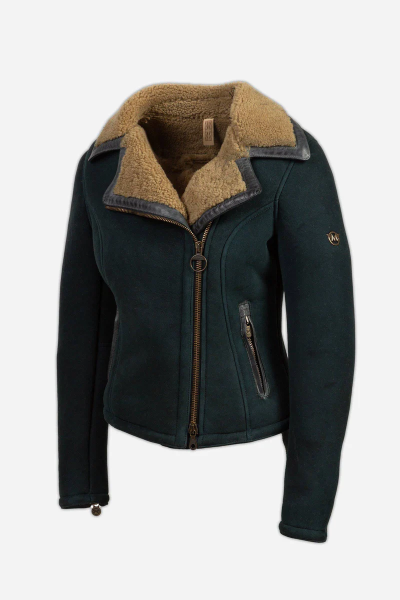 NEW KATE SHEARLING BLOUSON LADY