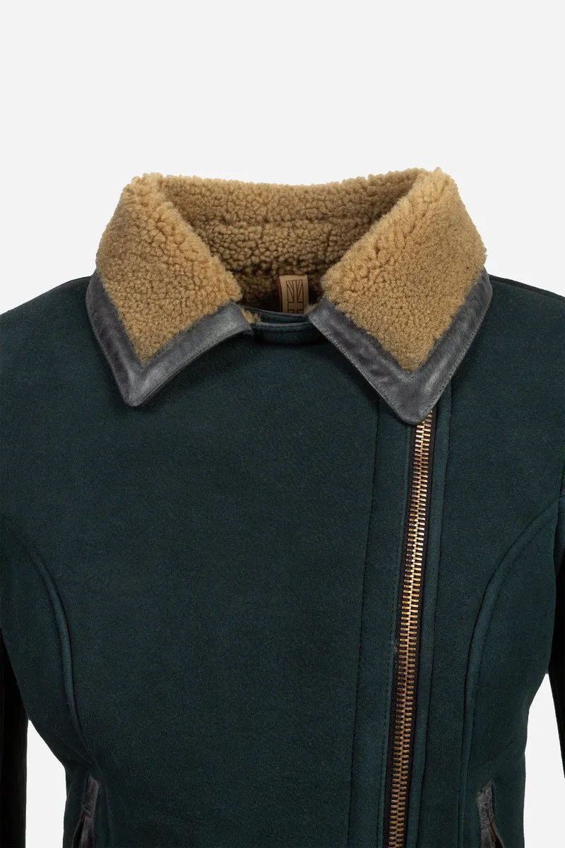 NEW KATE SHEARLING BLOUSON LADY