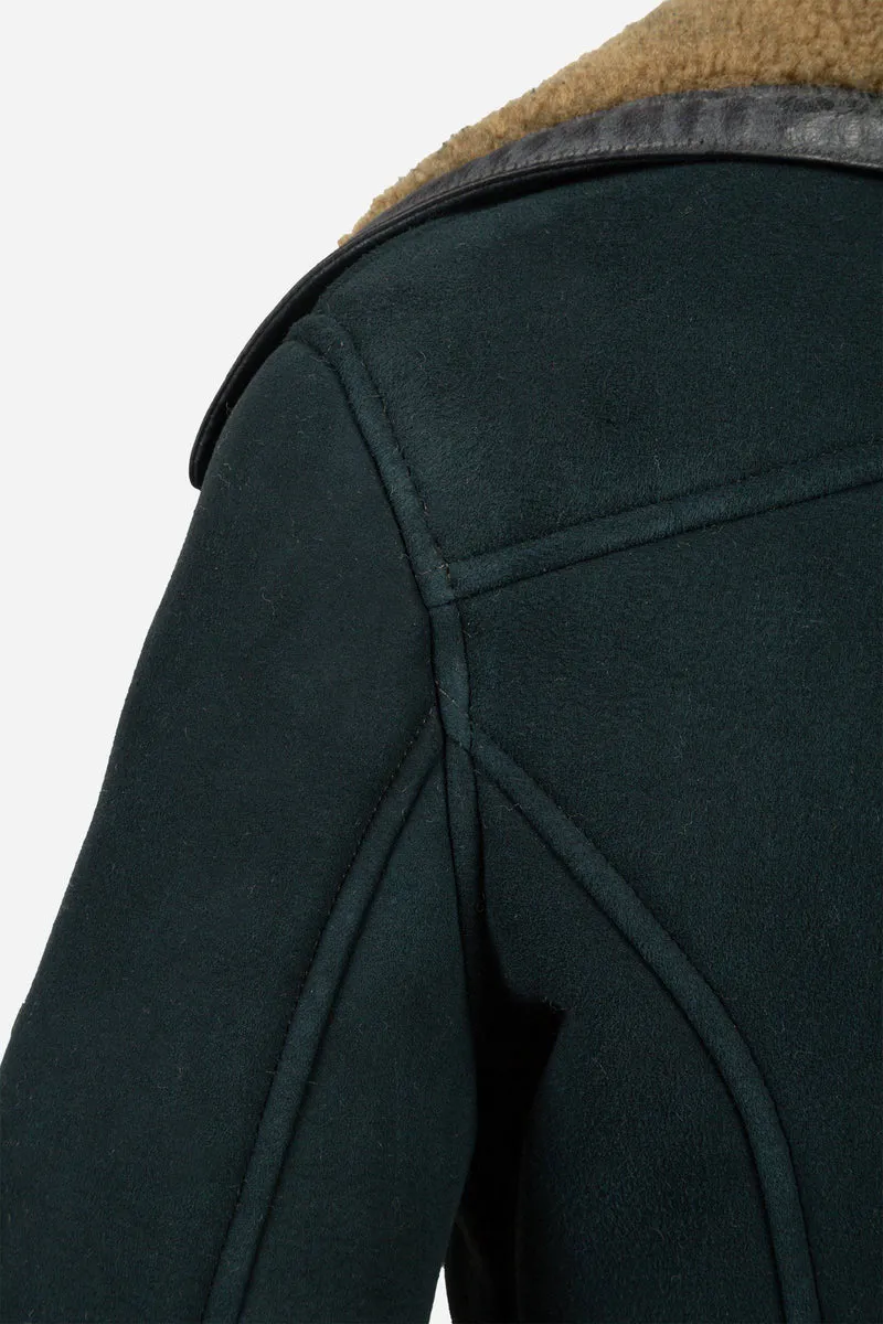 NEW KATE SHEARLING BLOUSON LADY