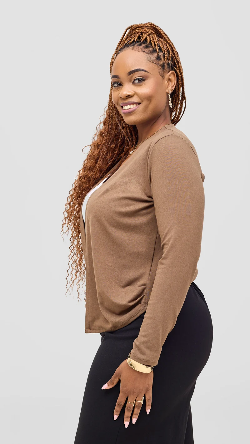 Vivo Basic Sienna Waterfall - Dark Taupe