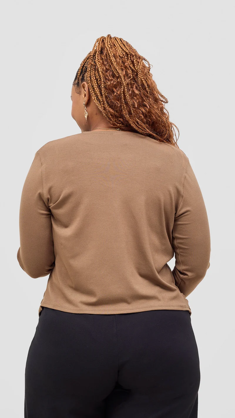 Vivo Basic Sienna Waterfall - Dark Taupe