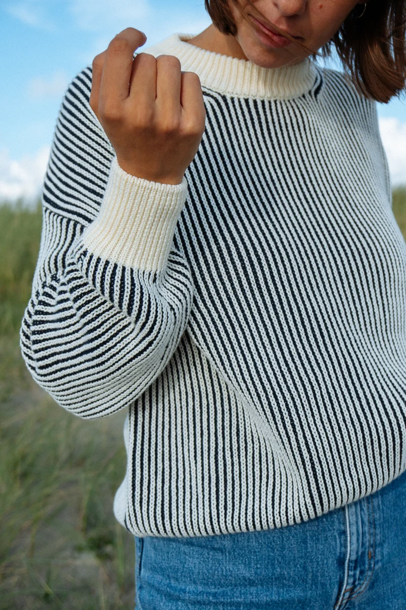 Strickpullover Hella Navy Striped