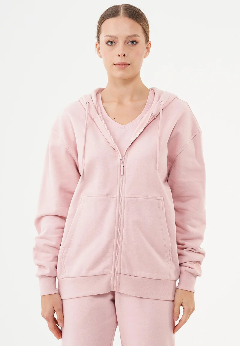 JUNDA Unisex Soft Touch Sweatjacke aus Bio-Baumwolle