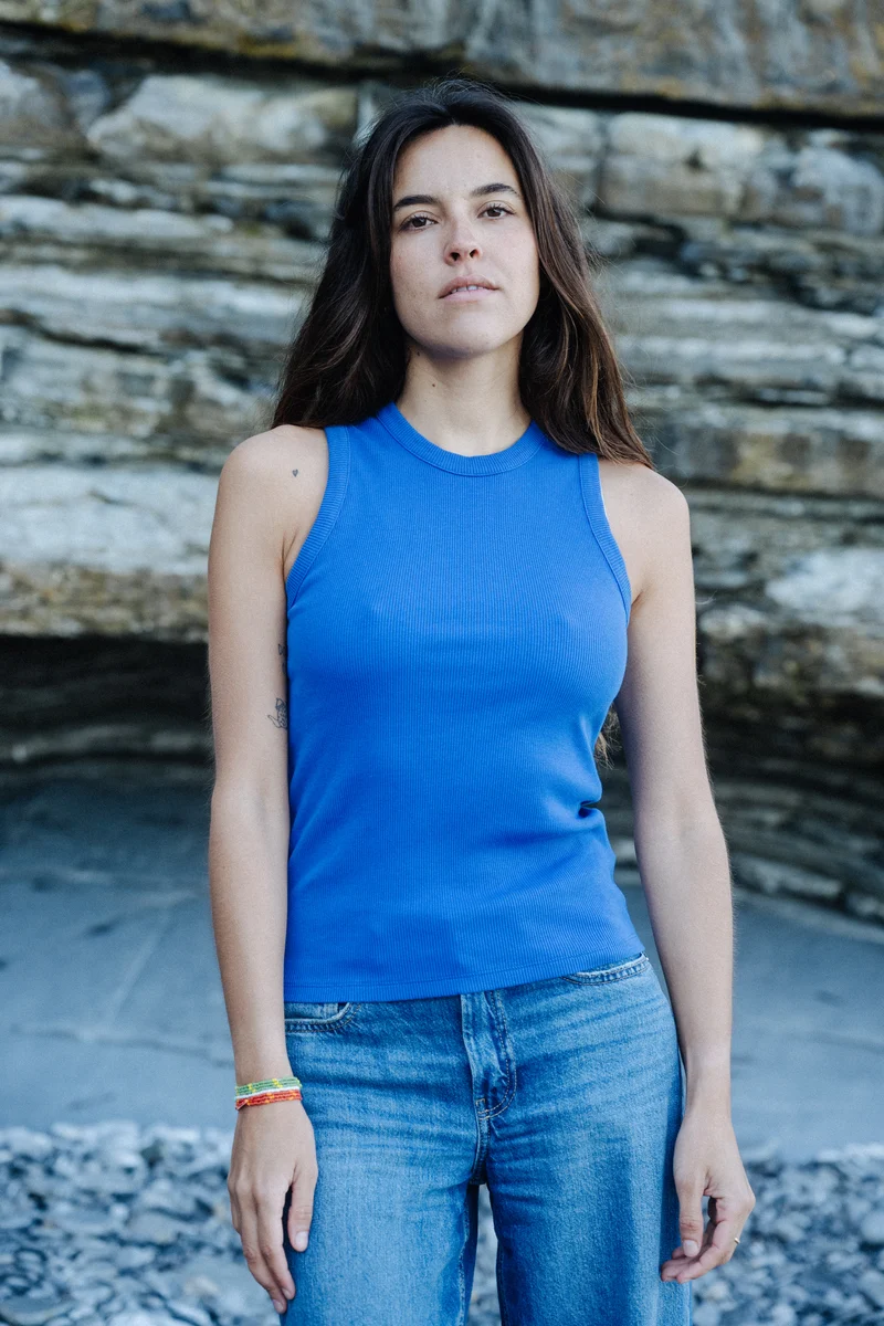 Top Alva Blau