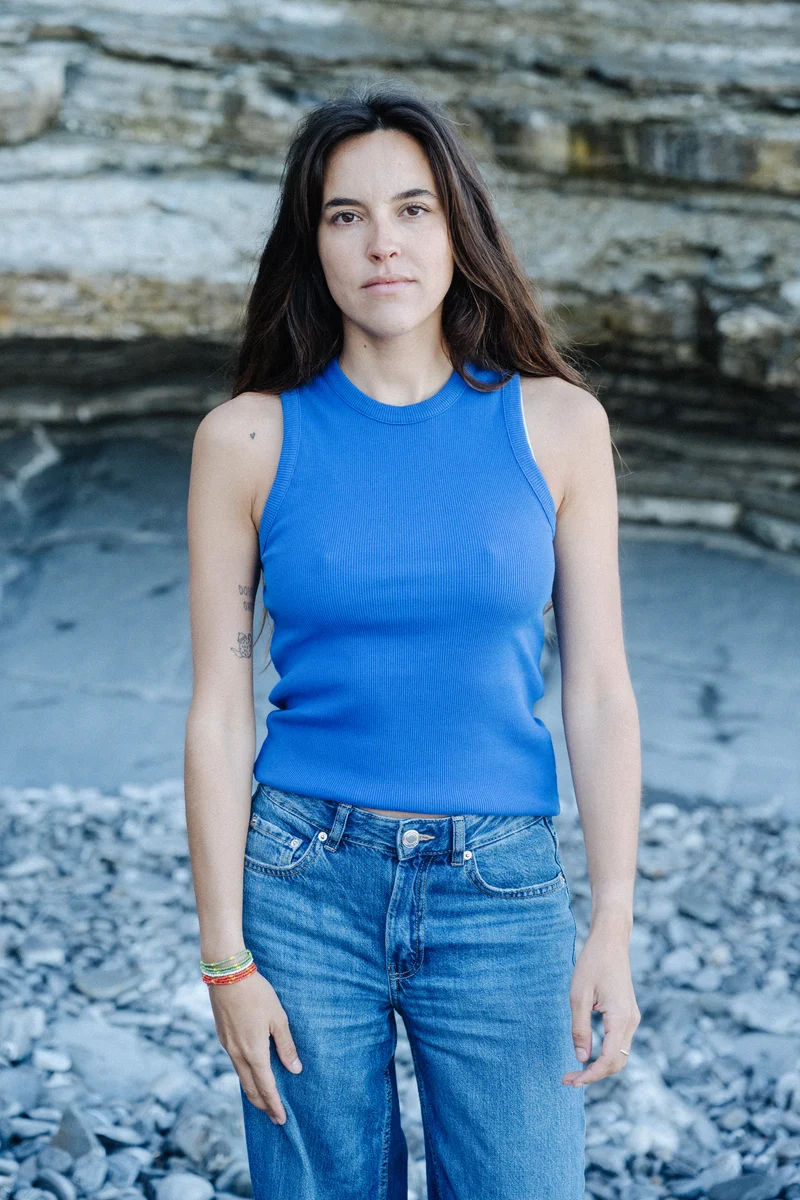 Top Alva Blau