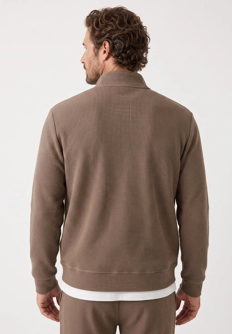 JORRIN | Waffel-Jacke aus Bio-Baumwolle & recyceltem Polyester