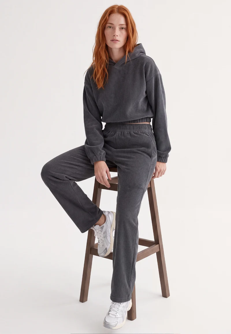 Cord-Sweathose aus Bio-Baumwolle