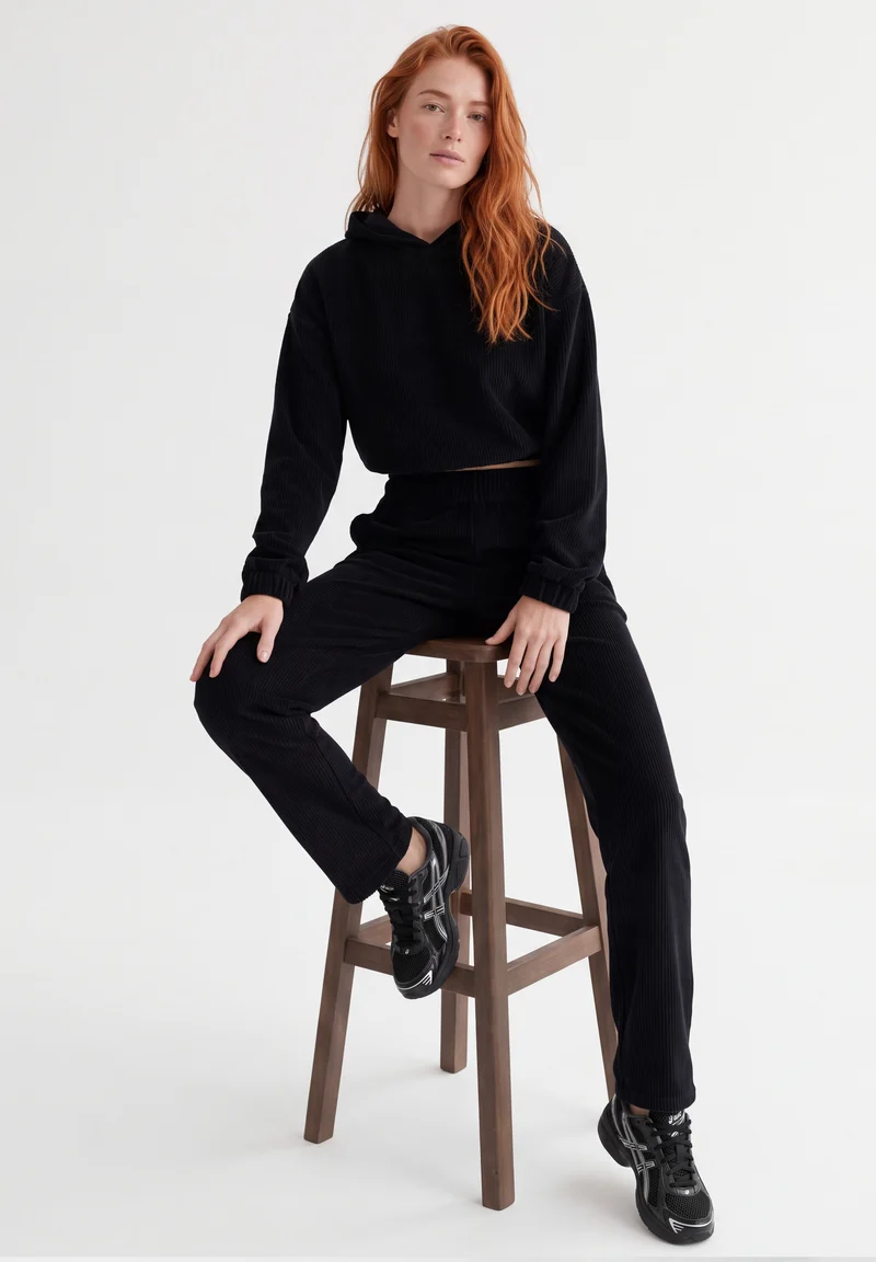Cord-Sweathose aus Bio-Baumwolle