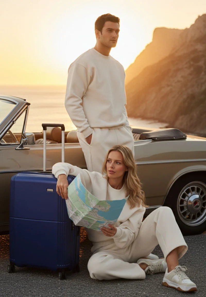SAYLORR | Essentials Travel Unisex Sweatshirt aus Bio-Baumwolle und recyceltem Polyester