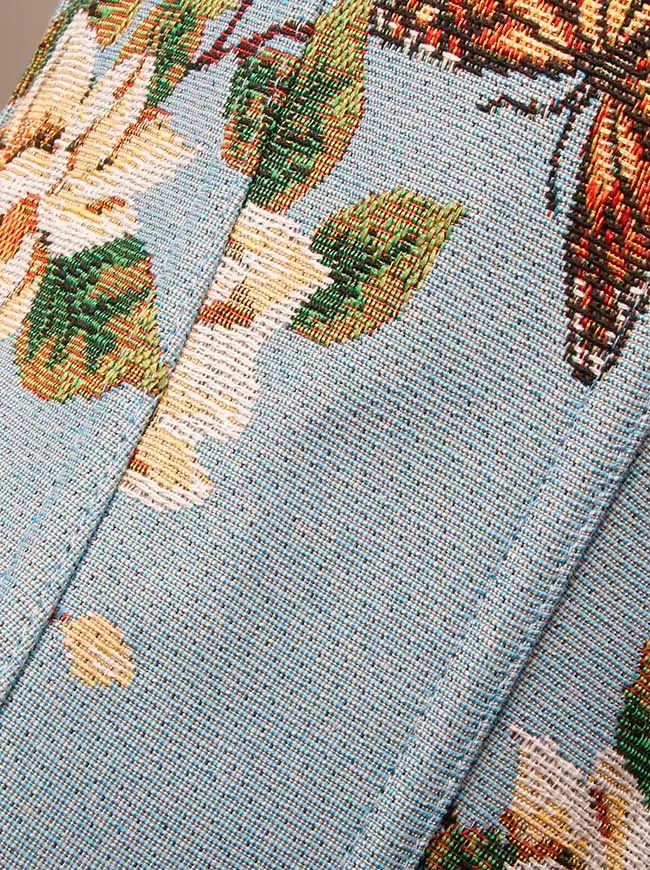 Charmian Damen Renaissance Vintage Schmetterling Blumen Überbrustkorsett Bustier Top